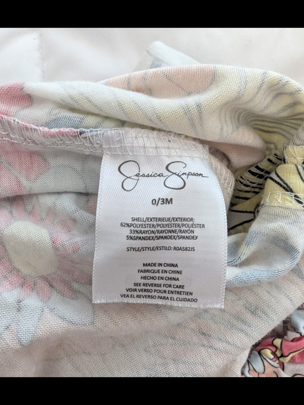 Floral Ruffle Baby Romper - Multi Color - Picture 9 of 13